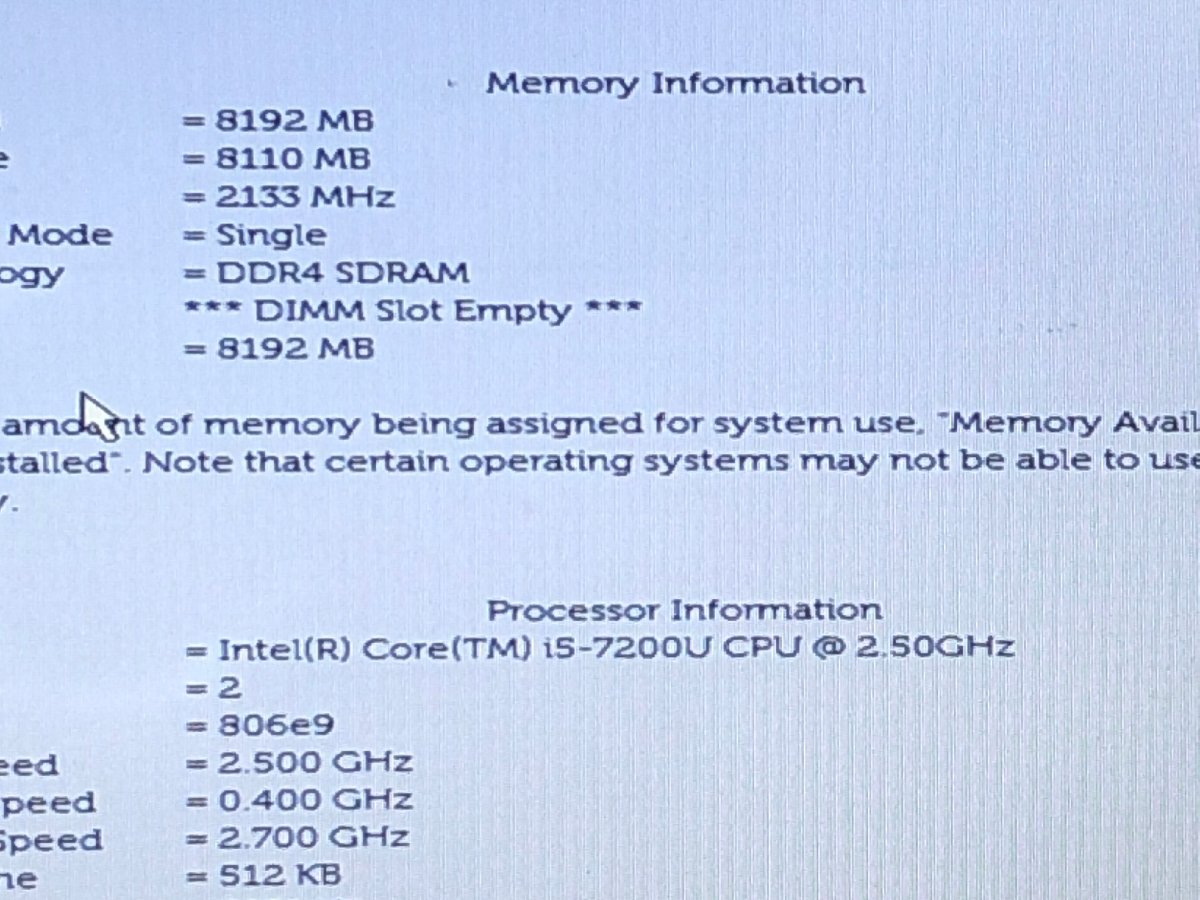 【ハード王】1円～/ノート/Dell Vostro5468/Corei5-7200U/8GB/ストレージ無/10472-B23の画像2