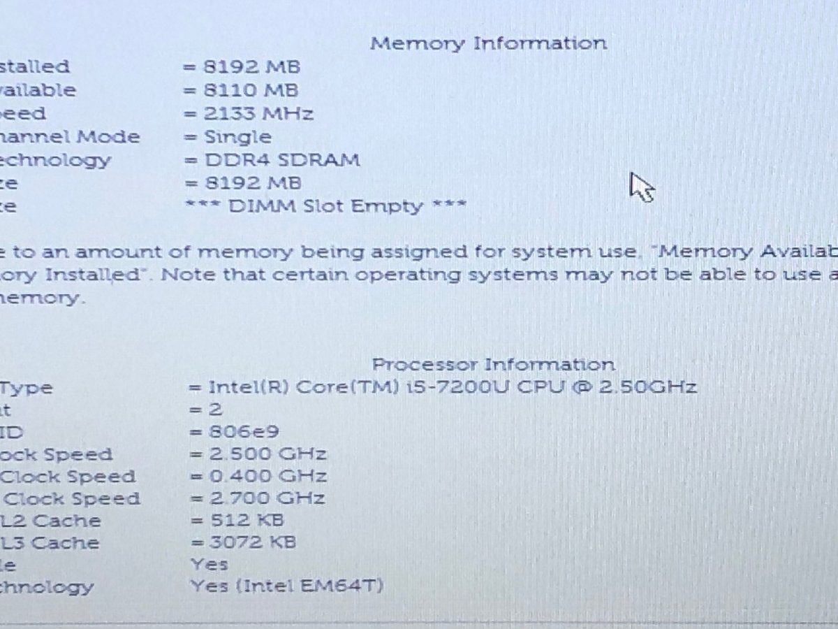 【ハード王】1円～/ノート/DELL Vostro5468/Corei5-7200U/8GB/ストレージ無/10476-G32_画像3