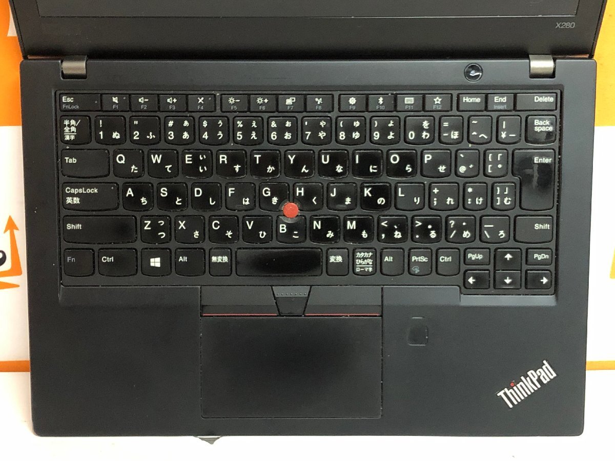 【ハード王】1円～/ノート/Lenovo ThinkPad X280 20KES3KF00/Corei5-8250U/8GB/ストレージ無/10075-G11_画像4