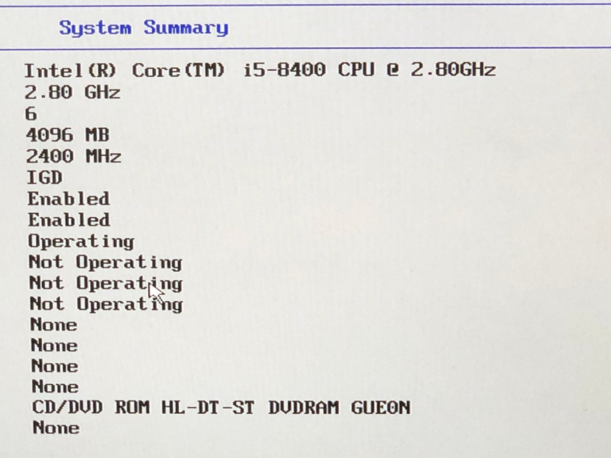 【ハード王】1円～/デスク/Lenovo ThinkCentre M720s 10ST-S0TN00/Corei5-8400/4GB/ストレージ無/11530-B3の画像2