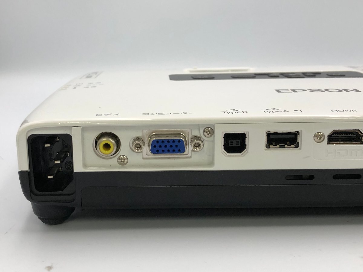 【ハード王】EPSON LCD PROJECTOR ホームプロジェクター EB-1751 H479D/映る所まで確認OK/11091-R23の画像6
