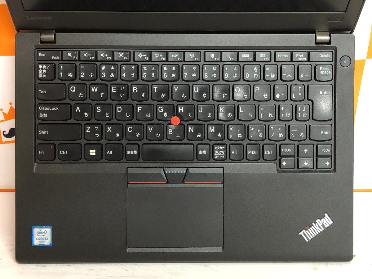 【ハード王】1円～/ノート/Lenovo ThinkPad X260 20F5-A19U00/Corei3-6100U/4GB/ストレージ無/10643-H33の画像4