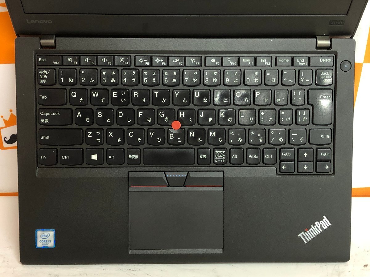 【ハード王】1円～/ノート/Lenovo ThinkPad X260 20F5-A19U00/Corei3-6100U/4GB/ストレージ無/10644-H33の画像4