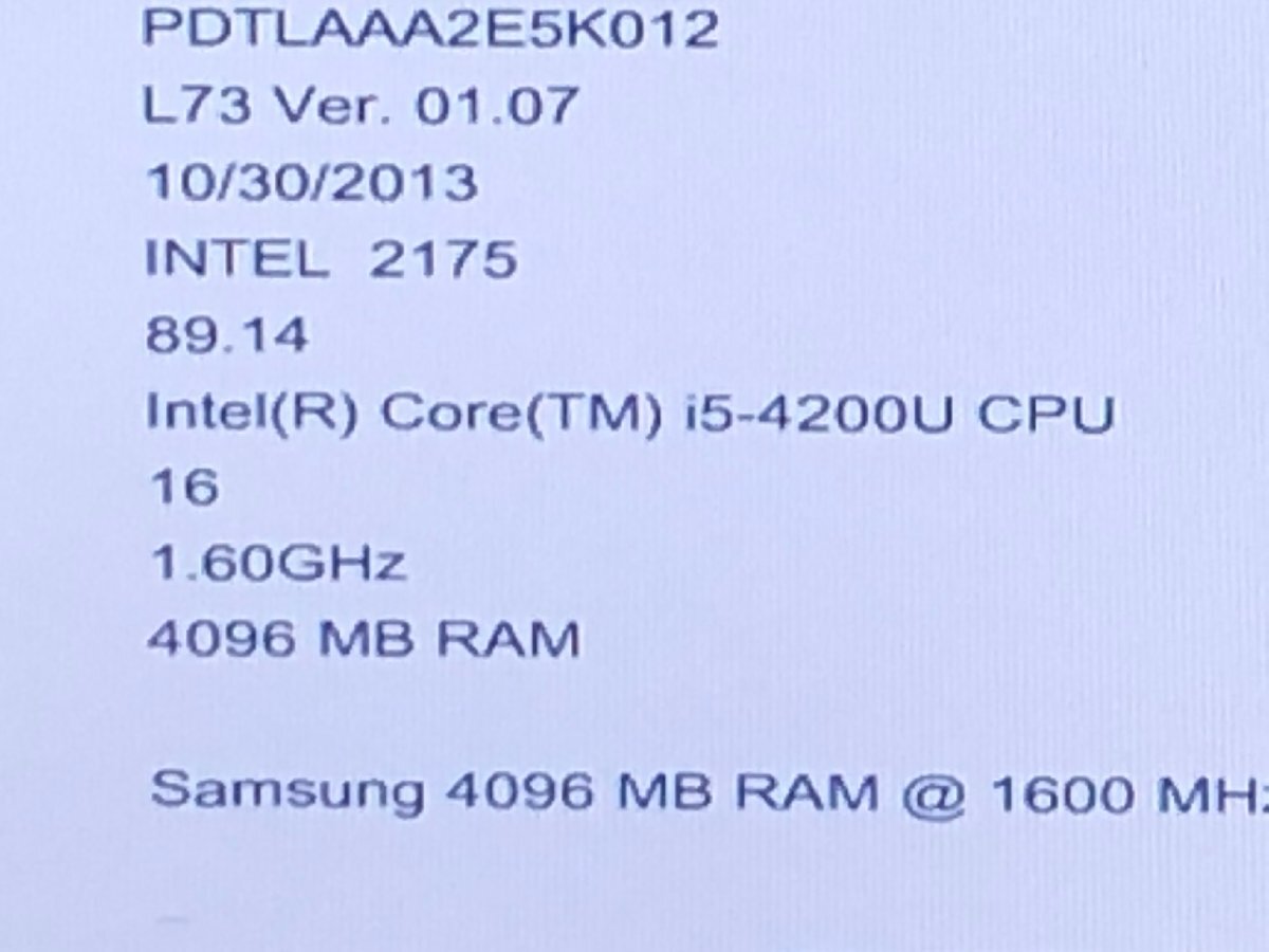 【ハード王】1円～/ノート/2台セット HP ProBook 430G1/Corei5-4200U/4GB/HDD無/11626-D31の画像2