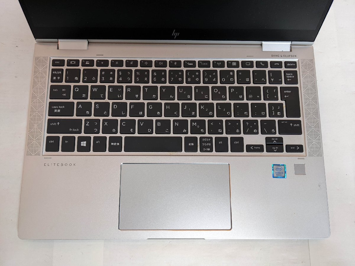 【ハード王】1円～HP EliteBook x360 1030G3/Corei5-8250U/8GB/SSD256GB/バイオス確認済/2886-S_画像3