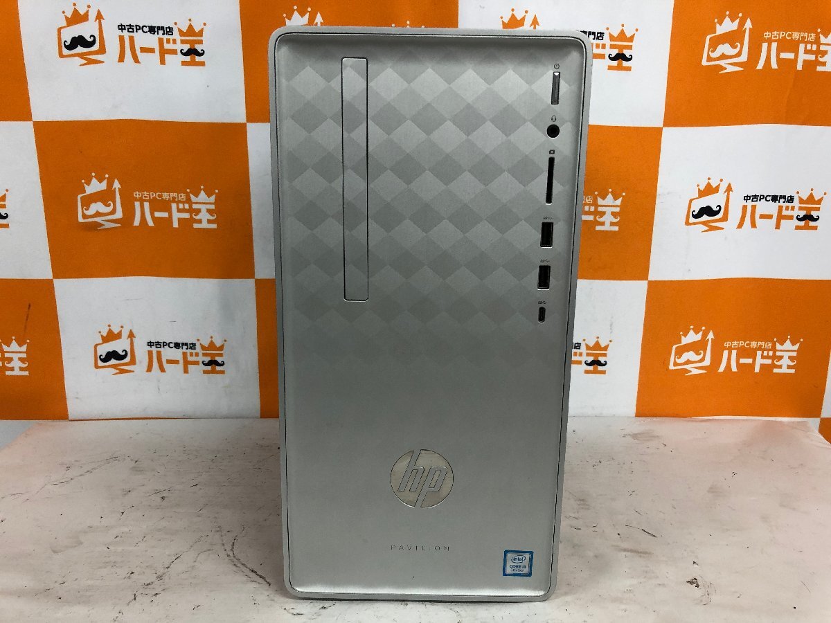 【ハード王】1円～/デスク/HP Pavilion Desktop 590-p0101jp/Corei3-9100/8GB/ストレージ無/11688-B4_画像3