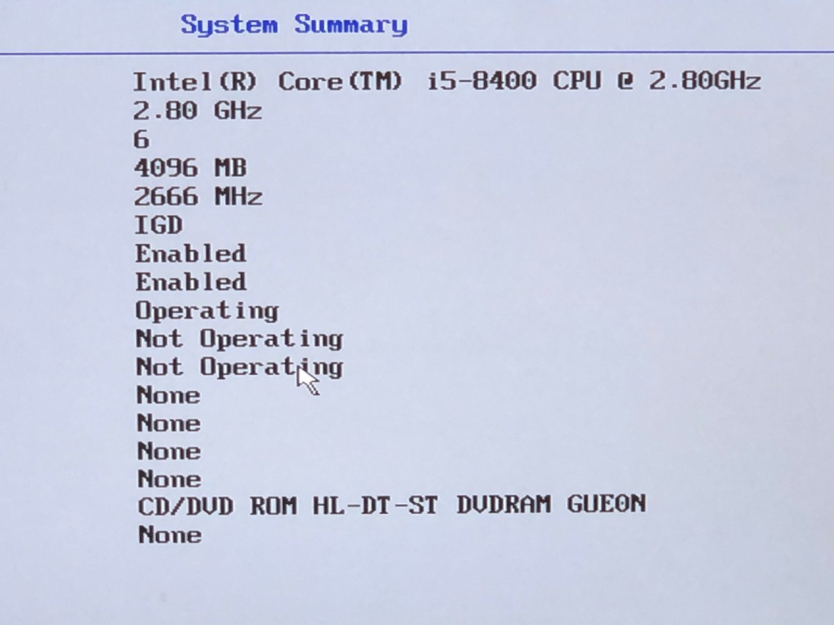 【ハード王】1円～/デスク/NEC Mate PC-MRM28LZ6AAS4/Corei5-8400/4GB/ストレージ無/11682-B4_画像2