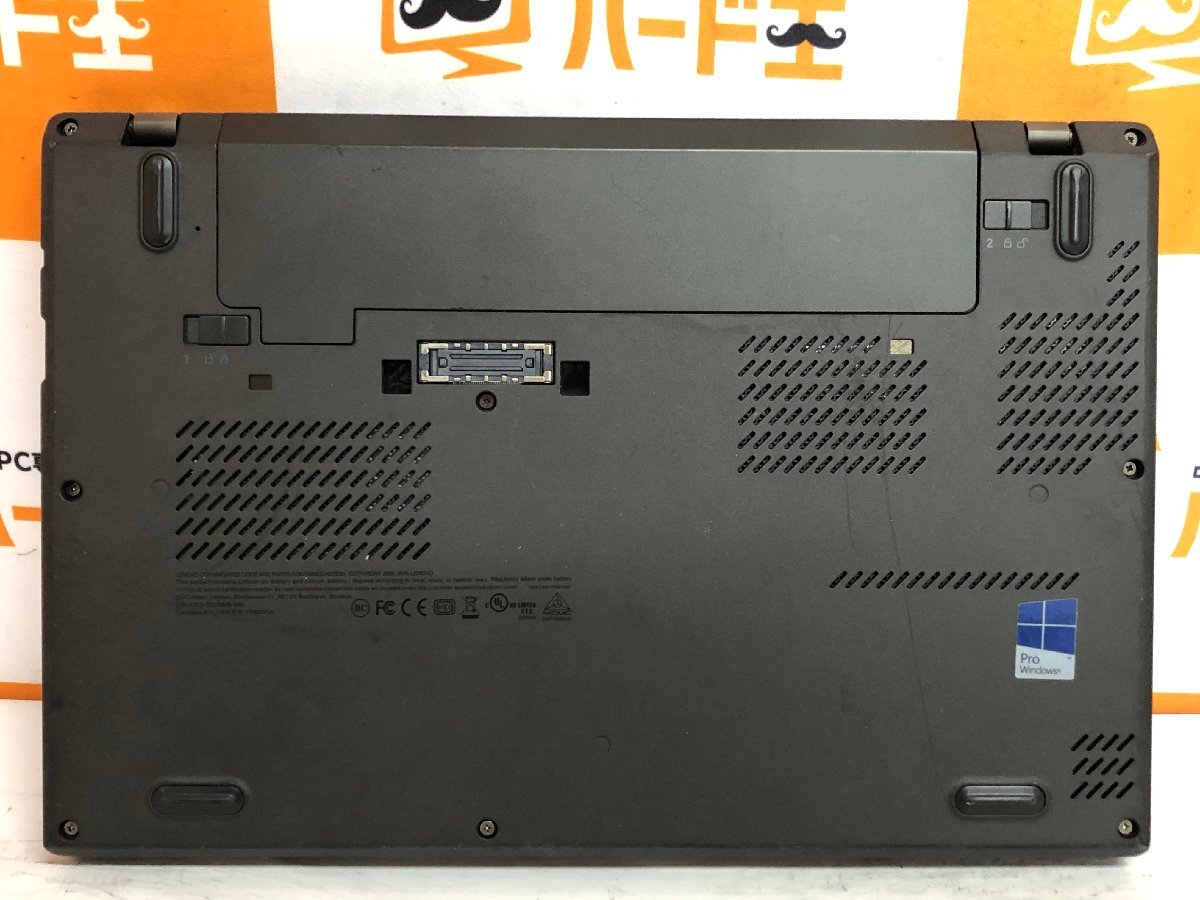 【ハード王】1円～/ノート/Lenovo ThinkPad X260 20F5-A19U00/Corei3-6100U/4GB/ストレージ無/10685-G31_画像6