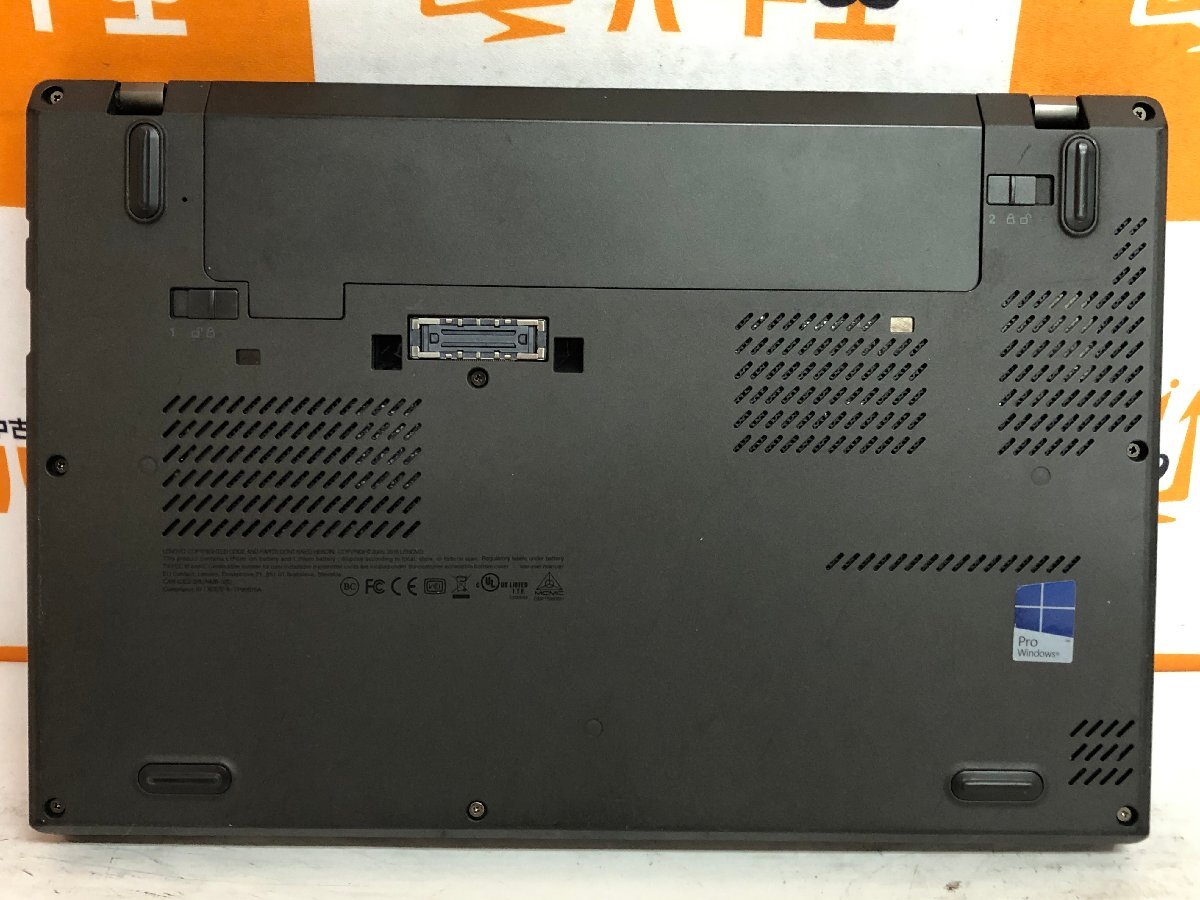 【ハード王】1円～/ノート/Lenovo ThinkPad X260 20F5-A19U00/Corei3-6100U/4GB/ストレージ無/10686-G31_画像7