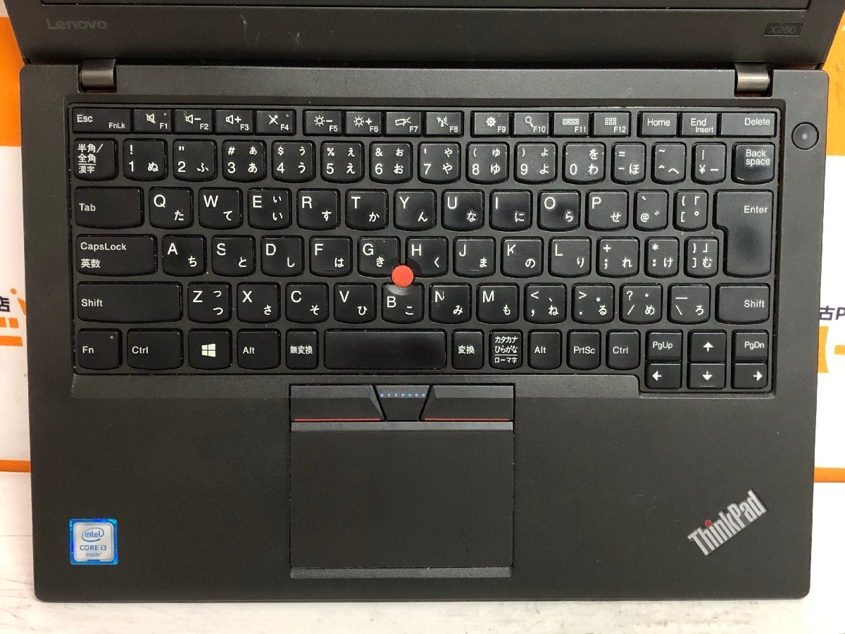 【ハード王】1円～/ノート/Lenovo ThinkPad X260 20F5-A19U00/Corei3-6100U/4GB/ストレージ無/10685-G31_画像4