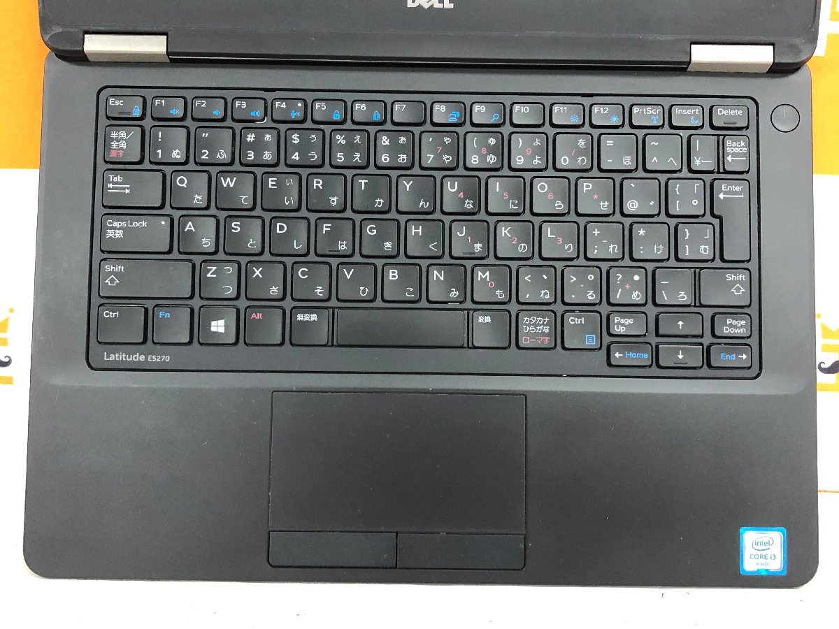 【ハード王】1円～/ノート/Dell Latitude E5270/Corei3-6100U/4GB/ストレージ無/10728-D12_画像3