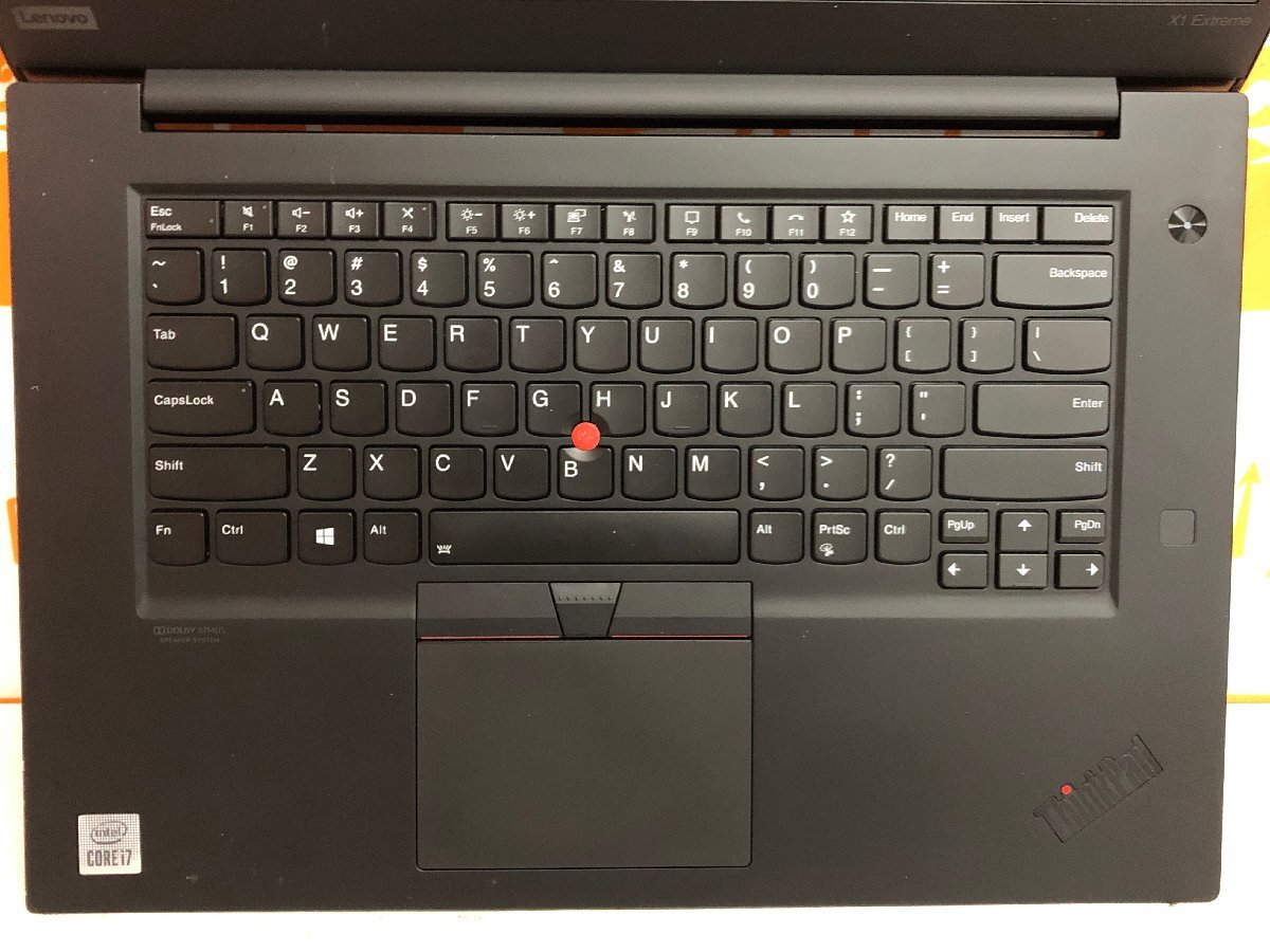 【ハード王】1円～/ノート/Lenovo ThinkPad X1 Extreme 20TKCTO1WW/Corei7-10750H/4GB/ストレージ無/11397-J21_画像4