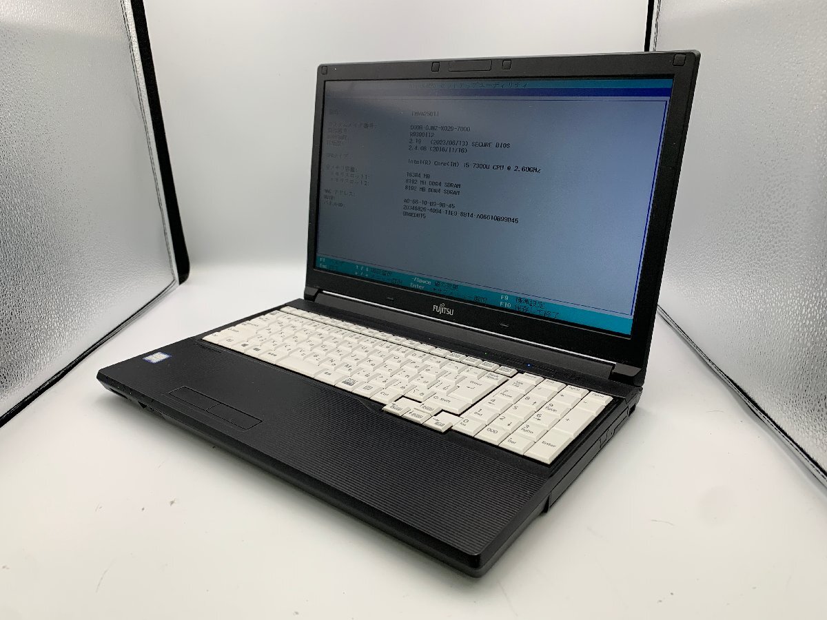 【ハード王】1円～/ノート/富士通 LIFEBOOK A747/S FMVA25011/Corei5-7300U/16GB/ストレージ無/11540-B12_画像1