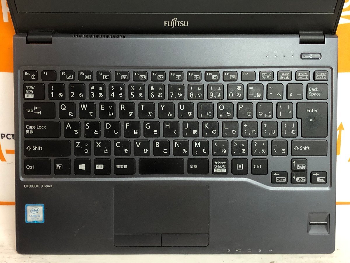 【ハード王】1円～/ノート/富士通 LIFEBOOK U937/R FMVU09001/Corei5-7300U/8GB/ストレージ無/11559-G22_画像4