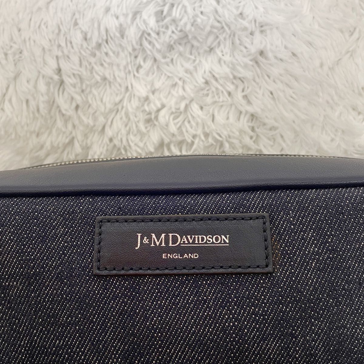 【極美品】J&M DAVIDSON　ギャビー　ショルダーバッグ　デニム　ネイビー　ジェイアンドエムデヴィッドソン　ポシェット