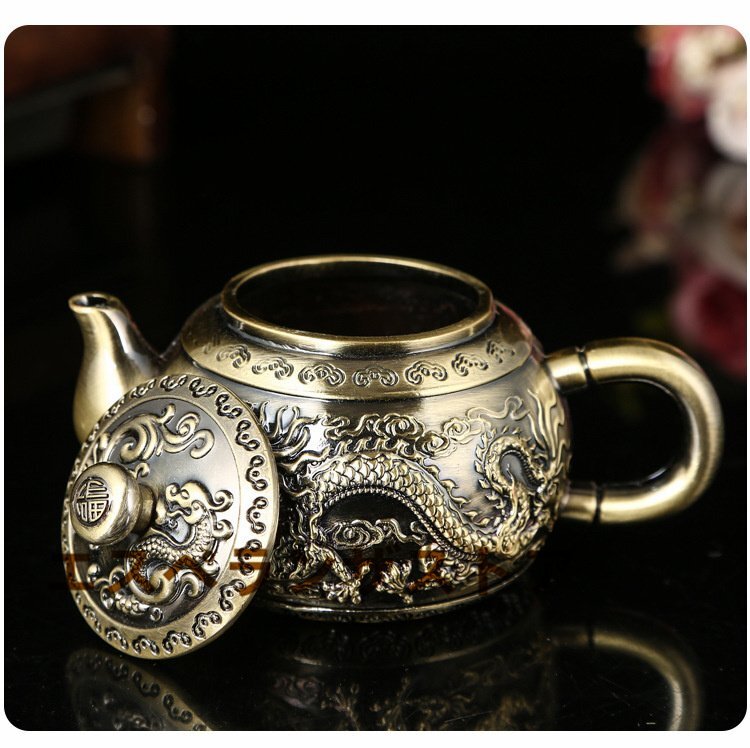 [エスペランザストア]職人手作り 陶器 煎茶道具 茶壺 茶壷 急須 常滑焼 茶器 茶道具5個セット 容量：150ML_画像5