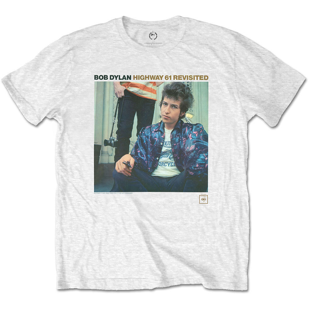 ★ボブ ディラン Tシャツ Bob Dylan HIGHWAY 61 REVISITED 白 L 正規品 追憶のハイウェイ like a rolling stone ロック_画像2
