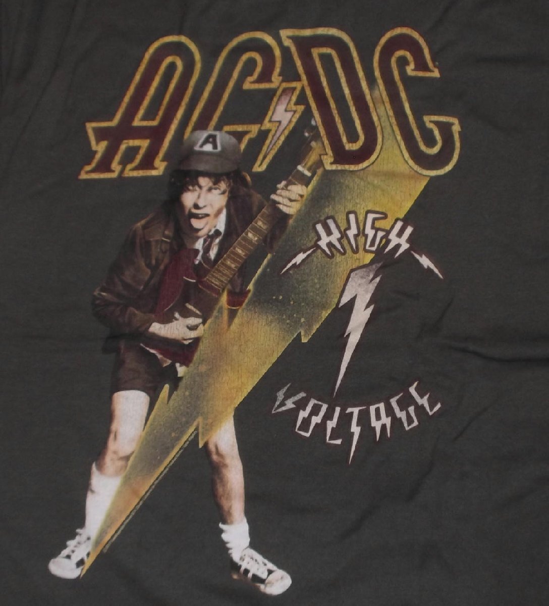 ★AC/DC エー シー ディー シー Ｔシャツ HIGH VOLTAGE (Smoke) M 新品 ACDC 正規品 ハイ ヴォルテージ_画像2