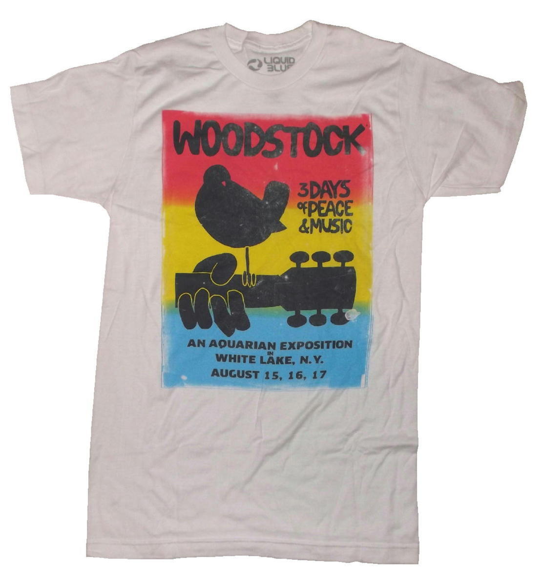 ★ウッドストック Tシャツ WOODSTOCK WHITE LAKE - M 正規品 ccr grateful dead the who jimi hendrix_画像2