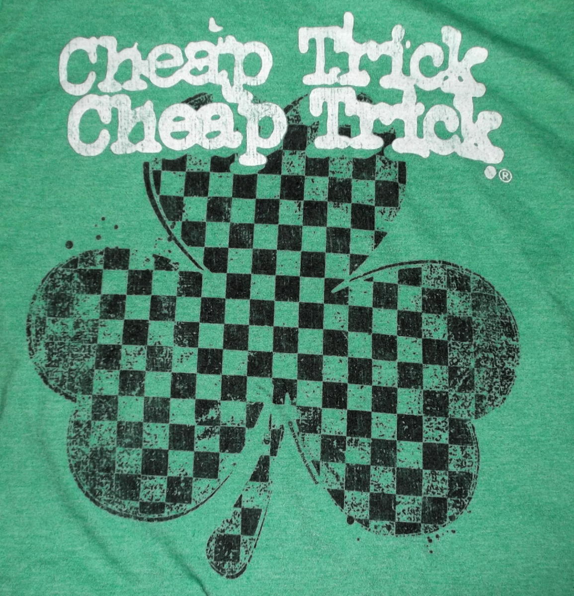 ★チープ トリック Tシャツ Cheap Trick SHAMROCK - M 正規品 クローバー 三つ葉_画像2