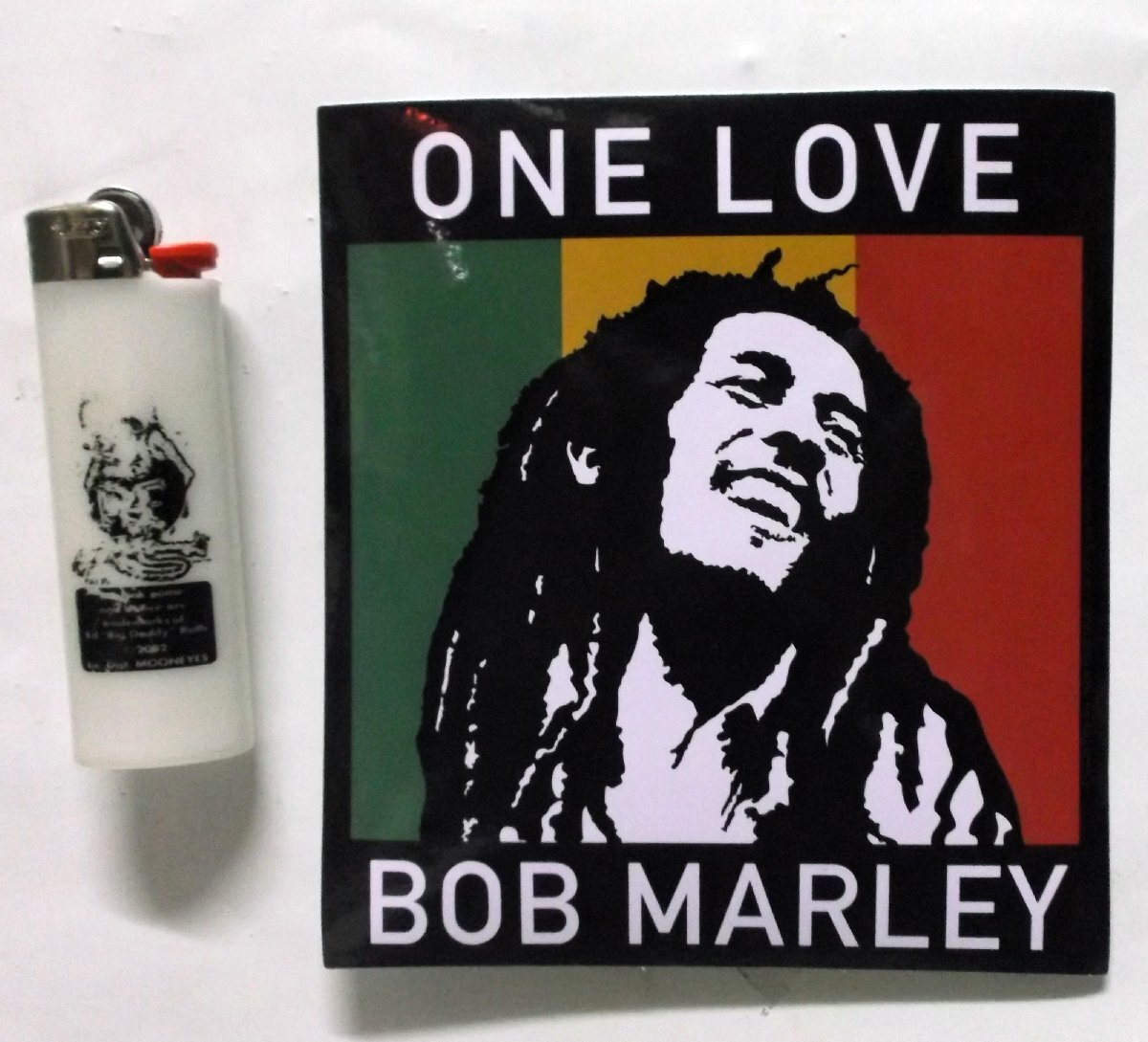 ★ボブ マーリー ステッカー Bob Marley 3pcs 正規品 レゲエ Reggae jamaica_画像3