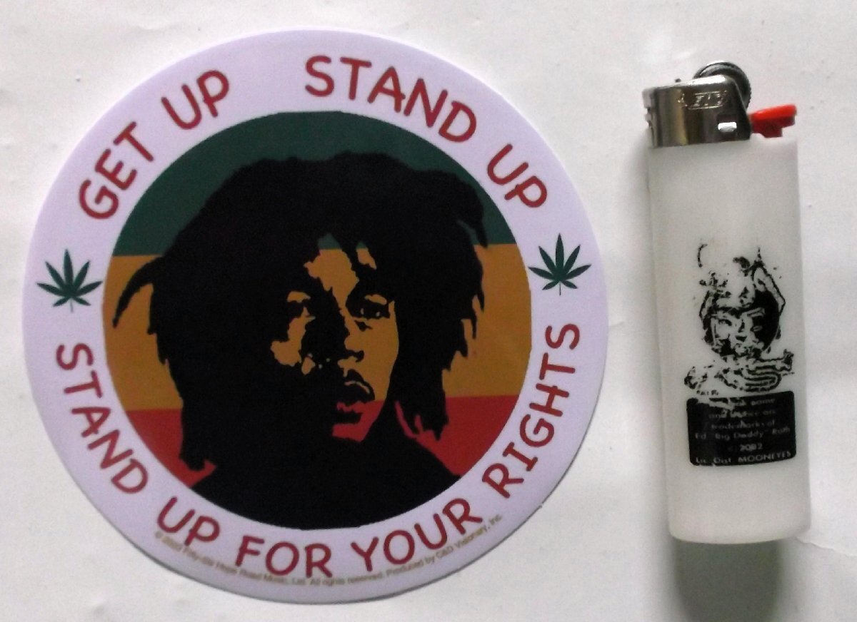 ★ボブ マーリー ステッカー Bob Marley 3pcs 正規品 レゲエ Reggae jamaica_画像4