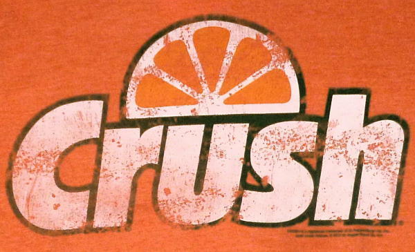 ★クラッシュ Tシャツ Crush Soda - S 正規品 Orange a&w dads オレンジ ソーダ ドリンク 7up_画像2