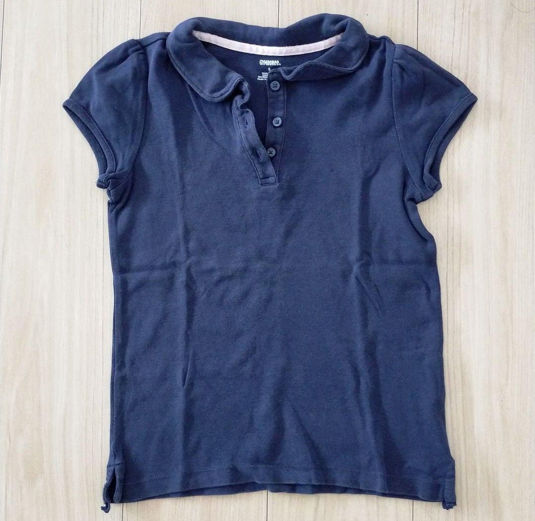 GYMBOREE　ジンボリー　8　ポロシャツ　Tシャツ　紺色　綿　コットン　フォーマル