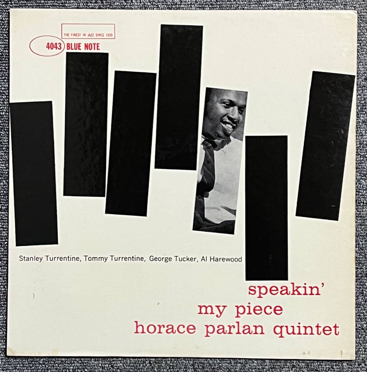 【オリジナル/美盤】『 Speakin My Piece 』Horace Parlan Stanley Turrentine ホレス・パーラン スタンリー・タレンタインの画像1