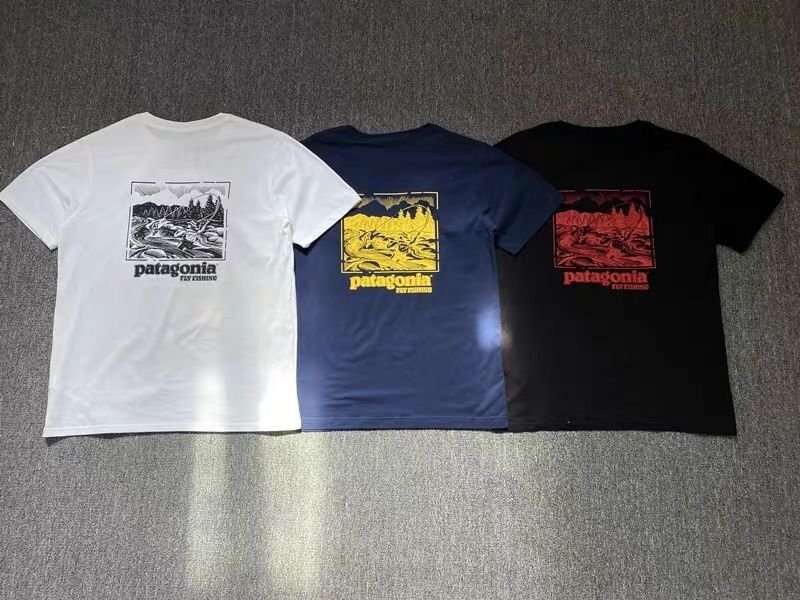 1000円スタート　パタゴニア patagonia Tシャツ　半袖　丸首 背中ロゴ コットン 男女兼用 S-3XL サイズ選択可能 TT157_画像2