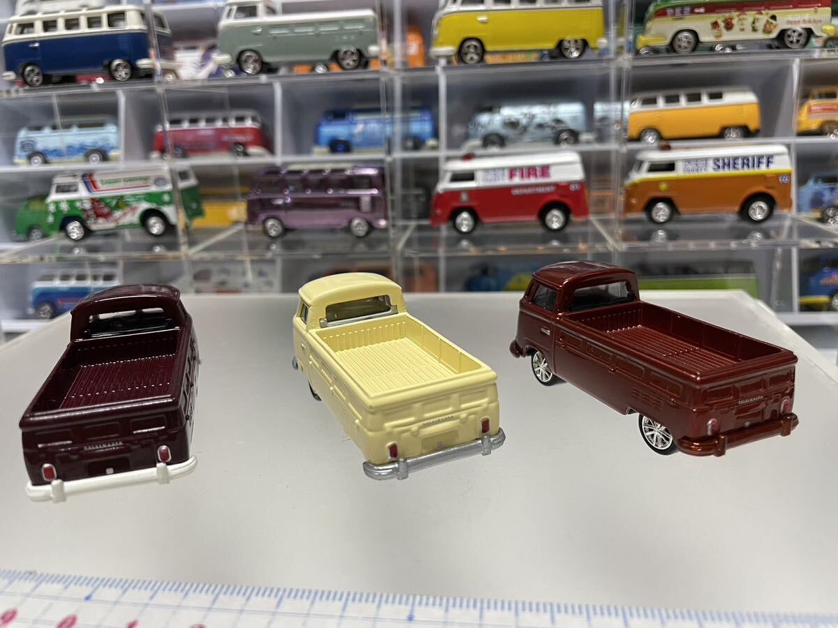 ★ビンテージトイ Johnny Lightroom ジョニーライトニング ミニカー　VW 1960 年代のフォルクスワーゲン VW ピックアップ　3色1:64、_画像4