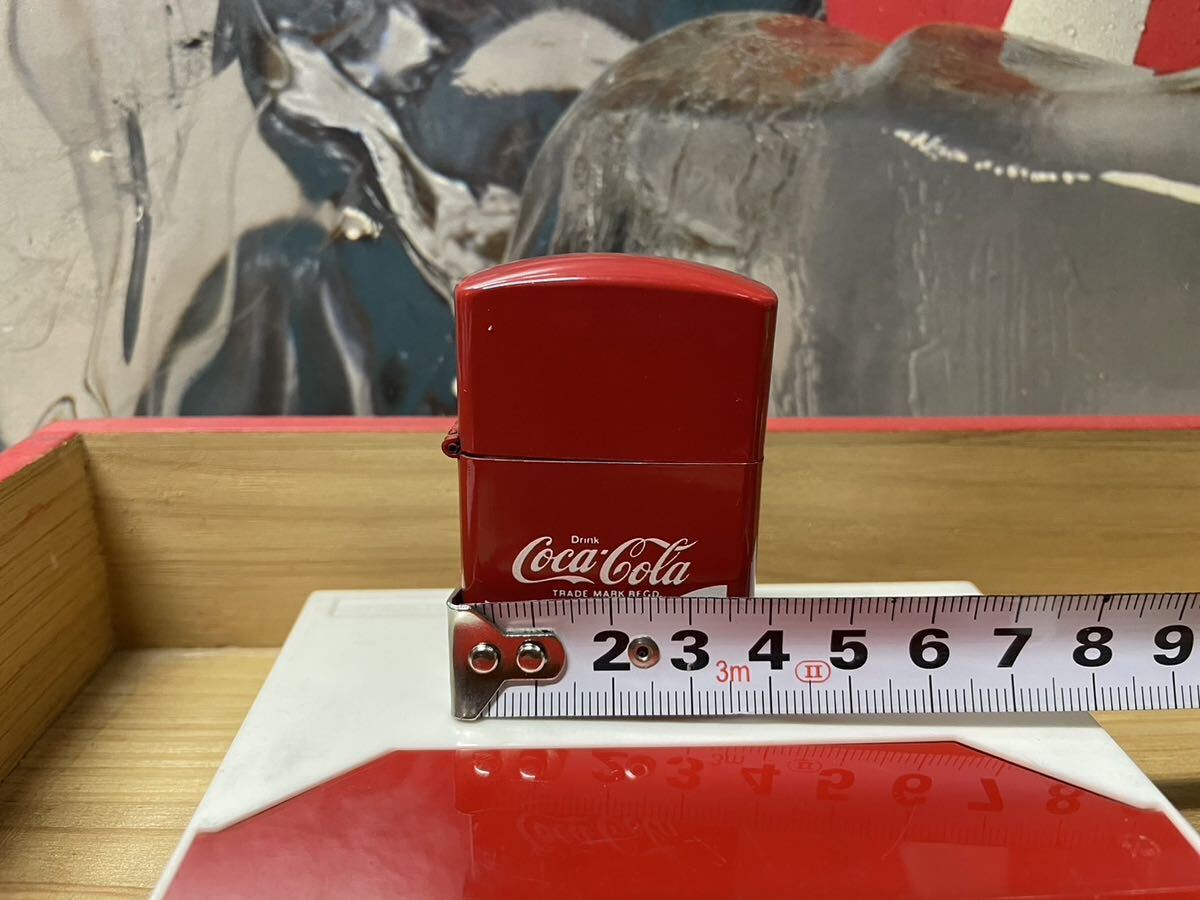 ★Coca-Cola Coke コカ・コーラグッズ ビンテージ雑貨 ジッポー風ライター 未使用の画像3