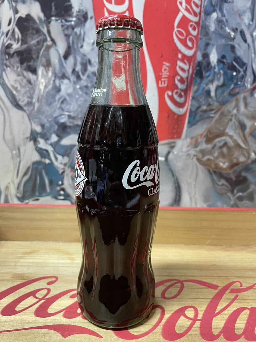 ★Coca-Cola Coke Coca-Cola 100周年記念　ガラスボトル　テキサス州　ヒューストン 237ml ボトル　未開栓　_画像2
