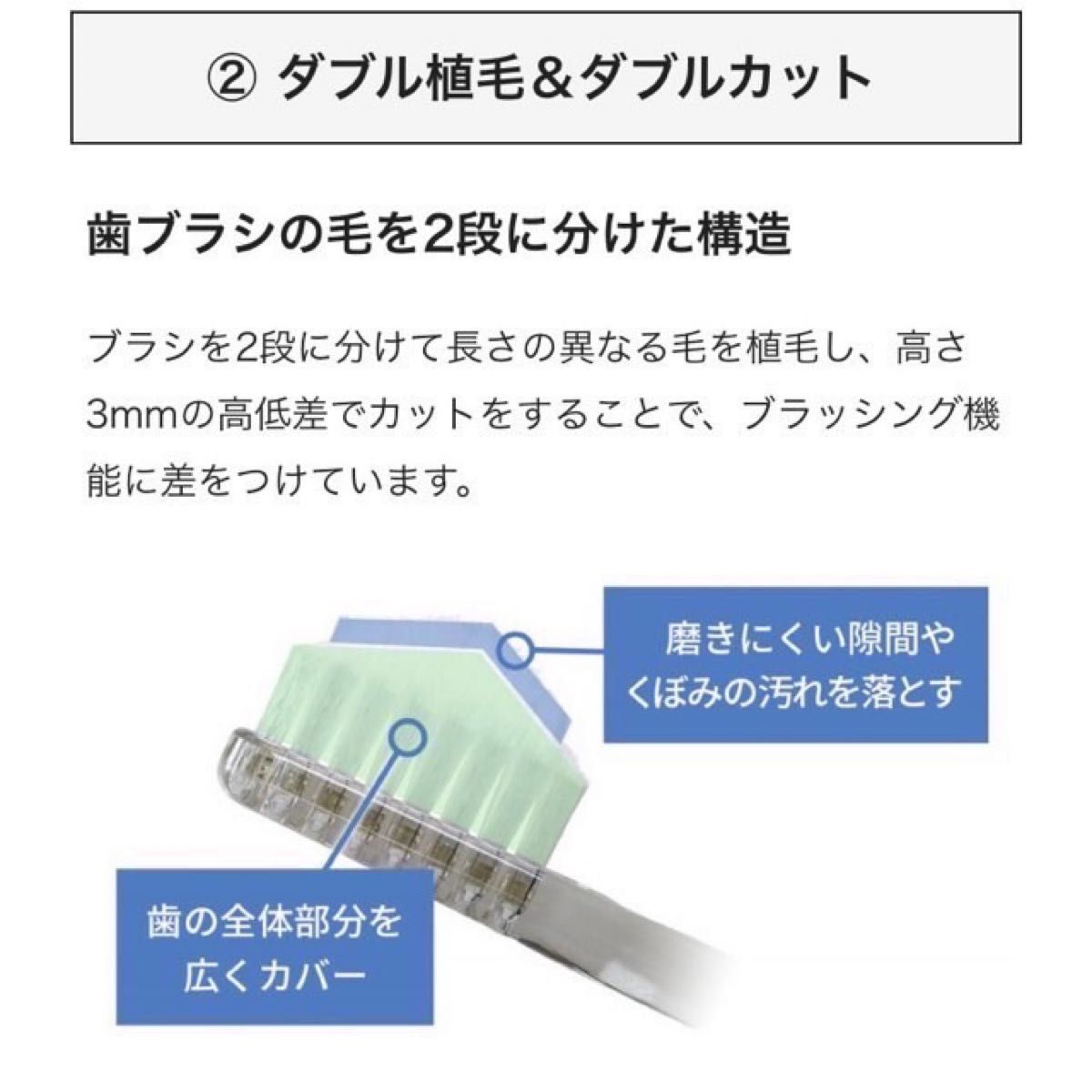 【新品】奇跡の歯ブラシ 大人用 クリア&ブラウン ABEMA限定モデル 公式正規品〔2本セット〕