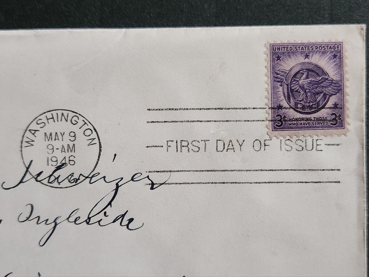 [FDC] America 1946 year [ war . memory ] First Day Cover ②