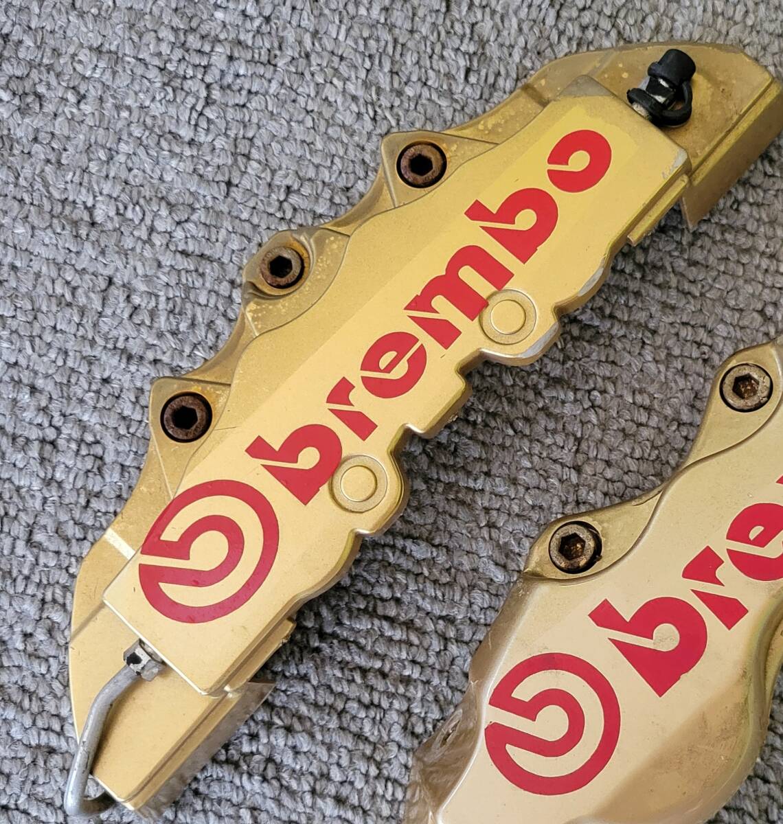  caliper cover Brembo sticker with translation left right set 