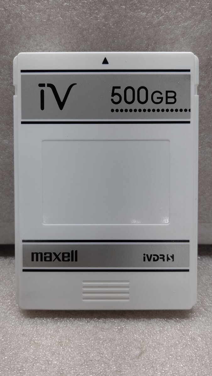 ■マクセル/maxell■ iVDR-S カセットハードディスク【iv】M-VDRS 500GB 動作品【即決落札のみ送料無料】の画像1