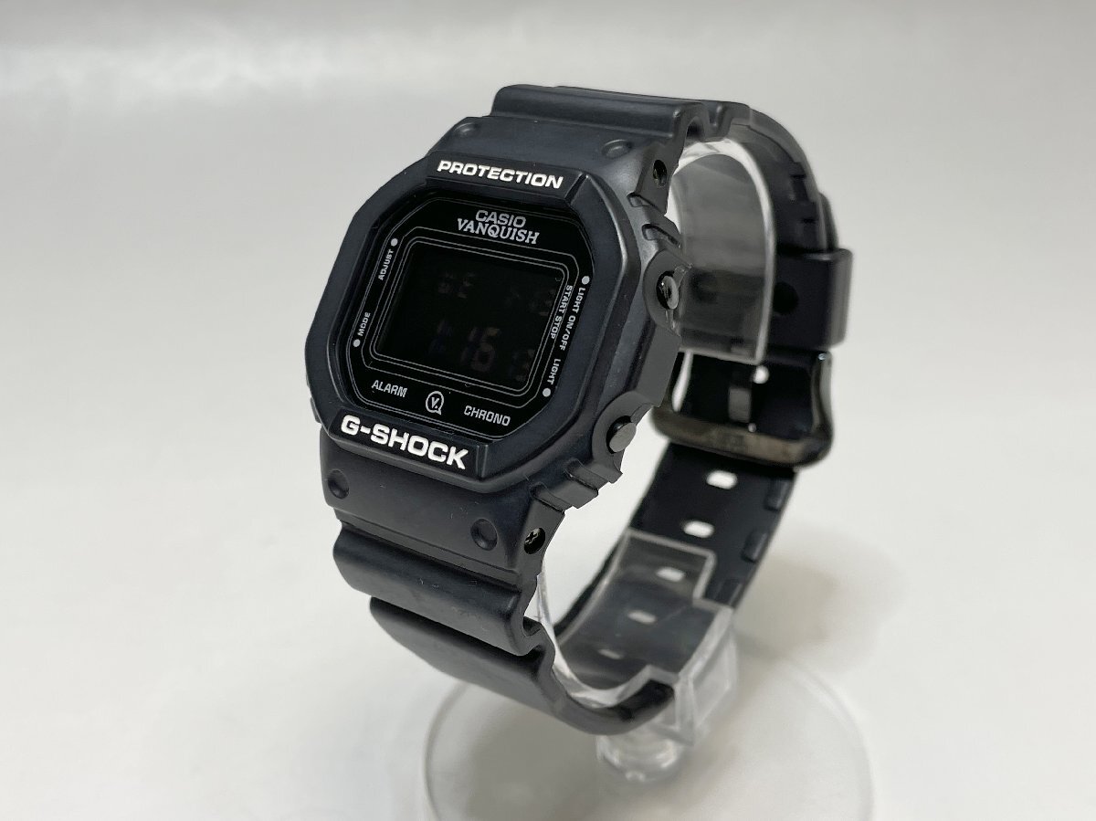 美品 CASIO G-SHOCK ヴァンキッシュコラボ クォーツ腕時計 ブラック DW-5600VT ラバーバンド メンズ 福井県質屋の質セブン_画像3