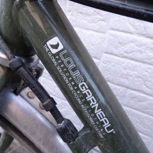 tyom 1350-1 535【家財便Dランク】LOUIS GARNEAU LGSCT 4130 Cr-Mo DOUBLE BUTTED GREEN系 クロスバイク サイクリング ルイガノ 現状品の画像8