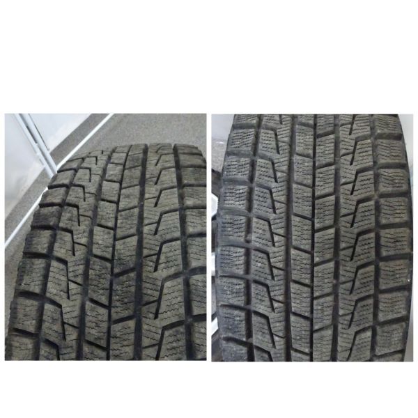 tykh1362-1234(配送不可)中古 ブリジストン ブリザックREVO1 225/45R18 クラウン純正アルミホイール付 スタッドレスタイヤ06年製 4本セット_画像6