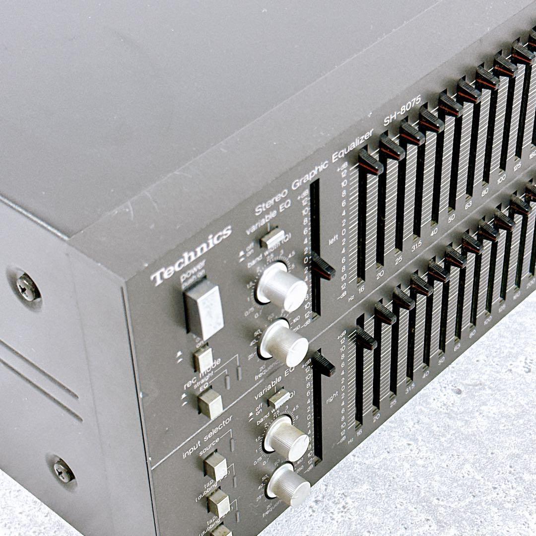  хорошая вещь Technics SH-8075 графика эквалайзер эффектор Technics звуковая аппаратура выход звука подтверждено 