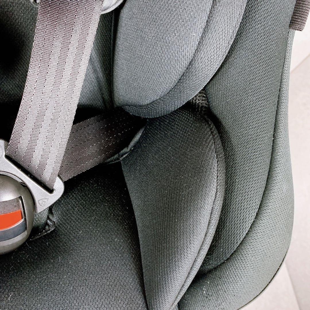 良品 joie チャイルドシート R129 新生児 キャノピー付き ISOFIX ジョイー ジュニアシート アップリカ コンビ ブラック_画像9