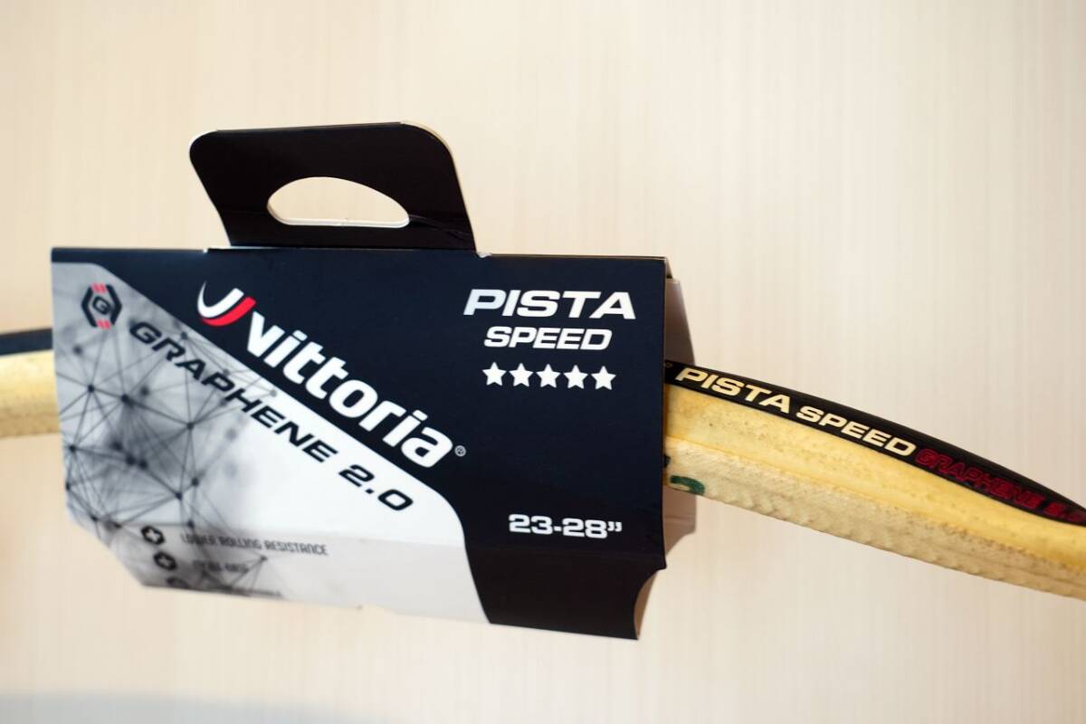 22,000円 新品未使用 Vittoria PISTA SPEED ヴィットリア ピスタ スピード グラフェン 2.0 23c チューブラー トラック用_画像1