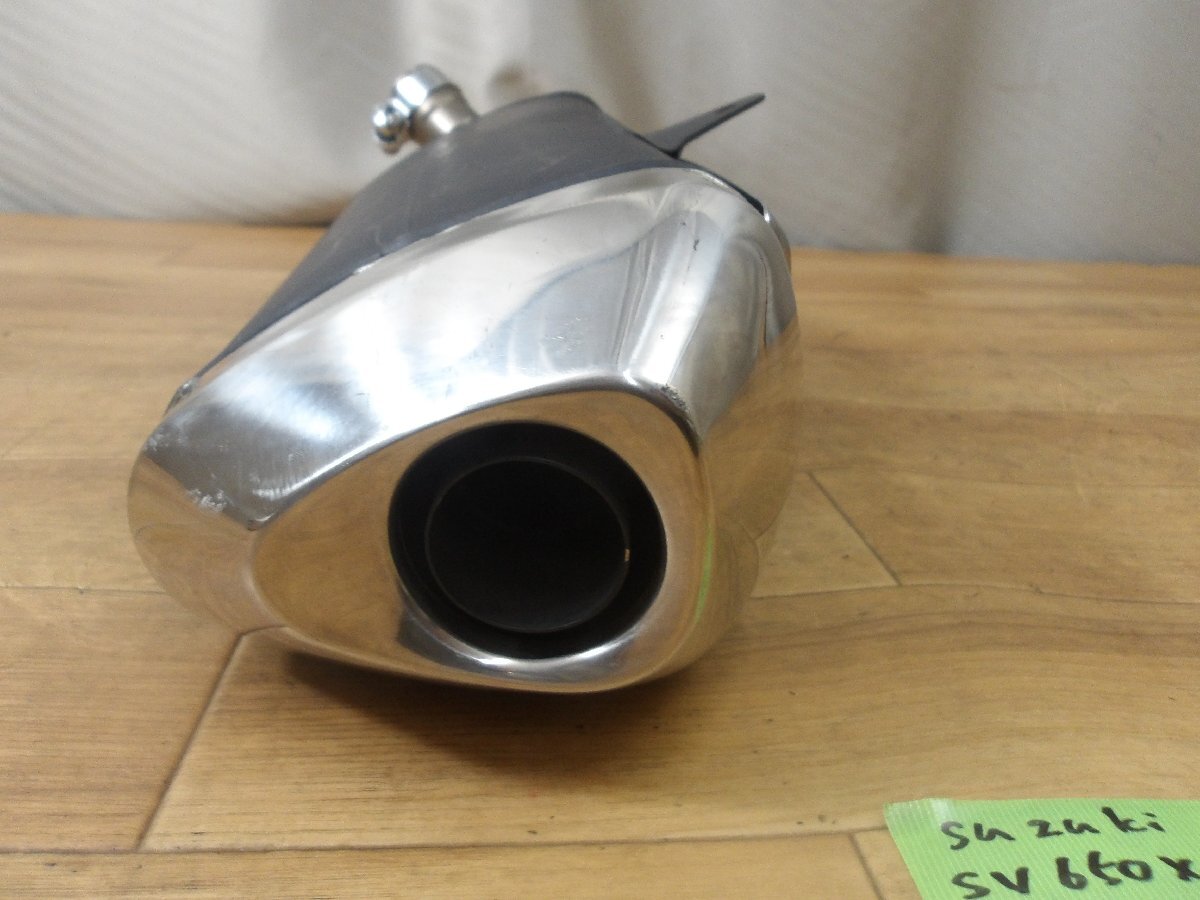 中古部品入庫　スズキ社製SV650X純正サイレンサー　_画像6