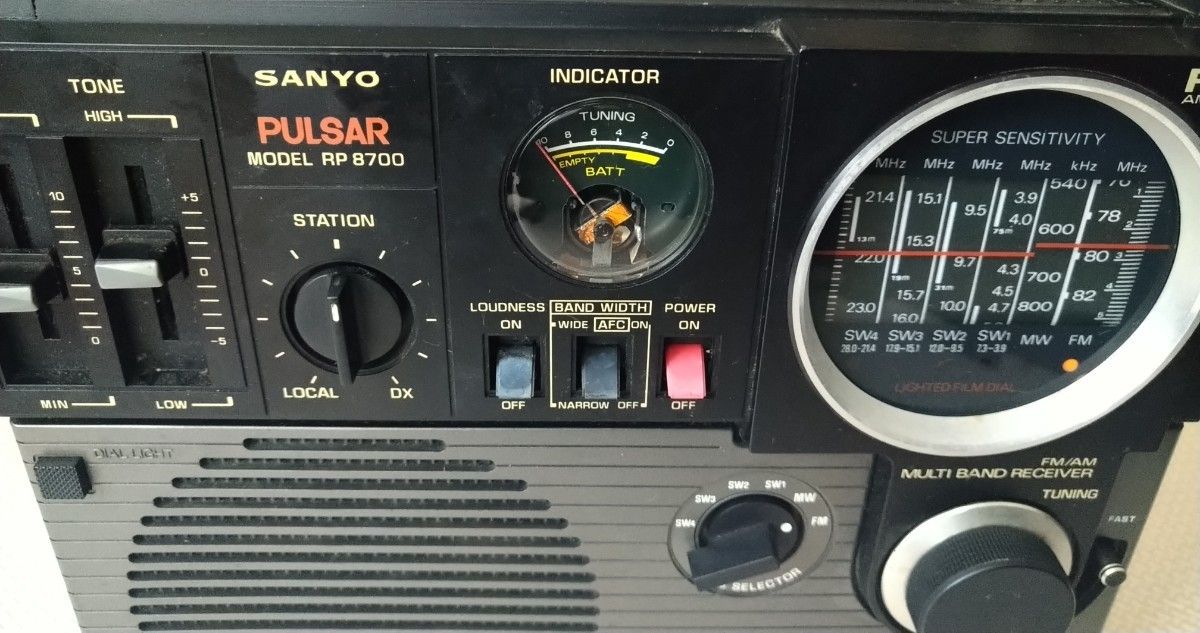 ☆SANYO パルサー サンヨー6バンドラジオRP 8700 ☆SANYO パルサー サンヨー6バンドラジオRP 8700