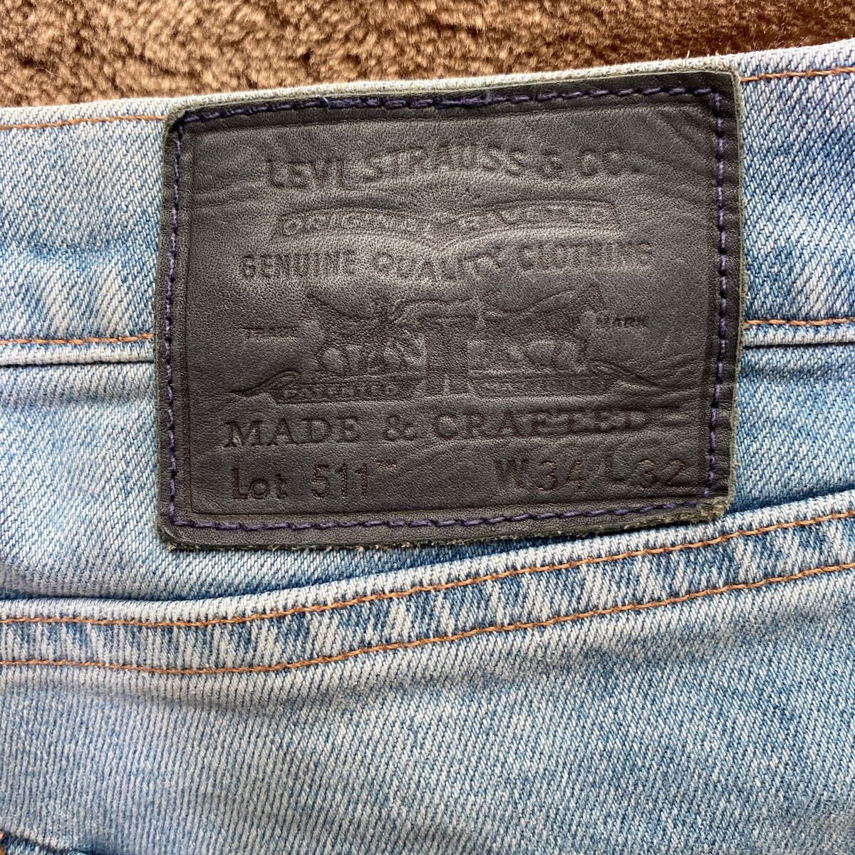 2P6886/LEVI'S MADE&CRAFTED 511 SLIM ストレッチスリムテーパードデニム リーバイスメイド&クラフテッド_画像5