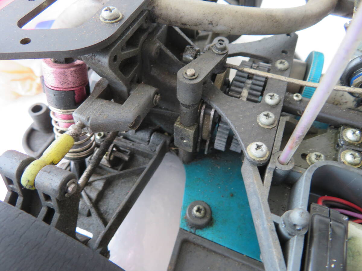 【TAMIYA】タミヤ エンジンラジコン 1/10 レーシングカー ジャンク品 の画像7