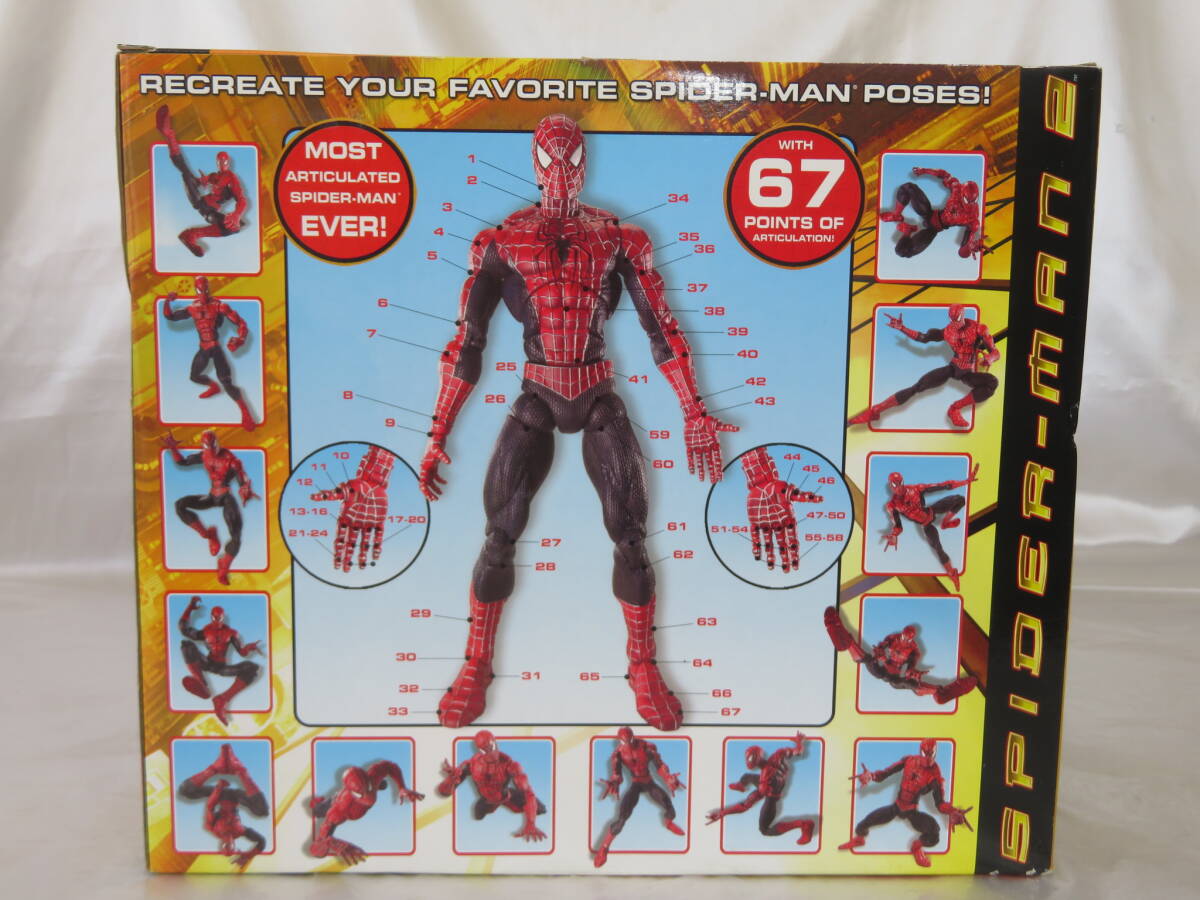 B【玩具】 TOY BIZ トイビズ 映画 スパイダーマン2 18インチ アメイジング スパイダーマン AMAZING SPIDER-MAN 保管品の画像9