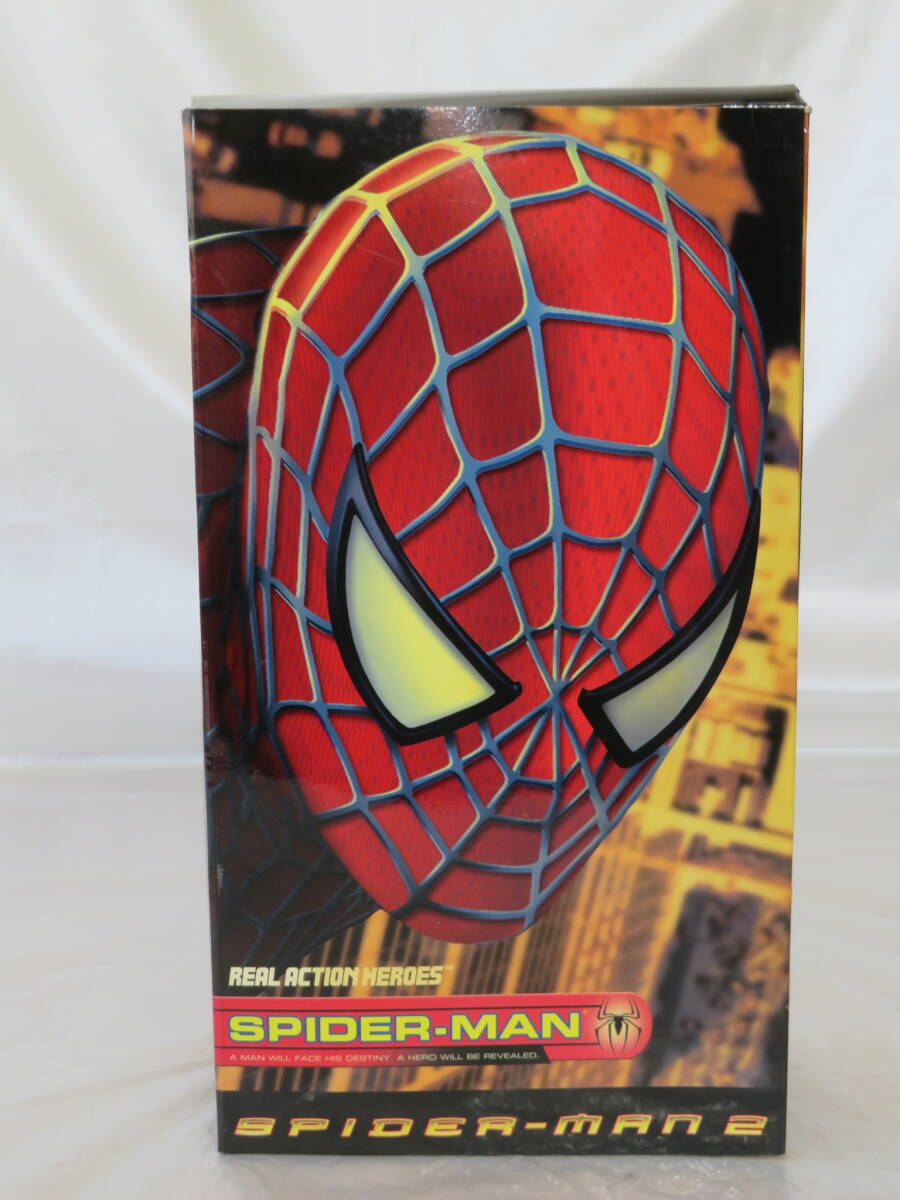 B【玩具】 メディコム トイ MEDICOM TOY スパイダーマン2 RAH リアルアクションヒーローズ SPIDER-MAN 2 フィギュア 保管品の画像2