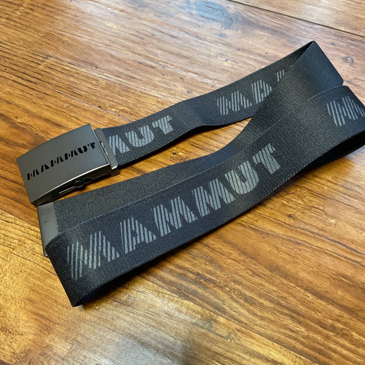  [MAMMUT]ベルト マムート ロゴ ベルト/Mammut Logo Belt black-titanium EU one size (FREE サイズ)_画像1